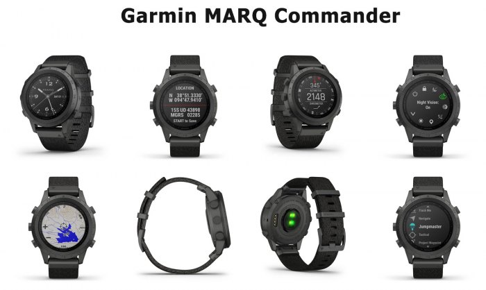 Дизайн часов и интерфейс Garmin MARQ Commander