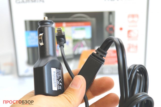 Разъем прикуривателя GPS авто-регистратора Garmin NuviCam