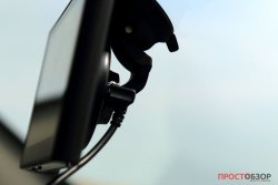 Подключение питания к держателю GPS авто-регистратора Garmin NuviCam