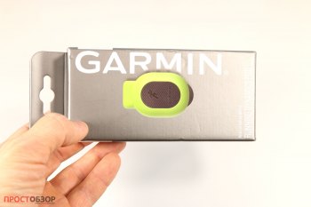 Коробка от Garmin RD Pod - верхняя часть