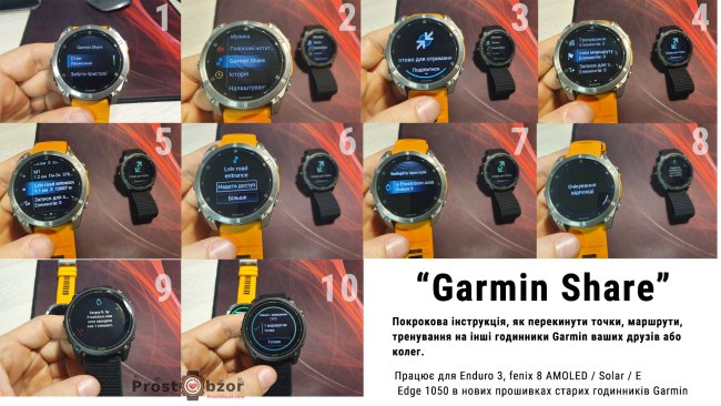 Garmin Share - покрокова інструкція як обмінятись даннии між годинниками