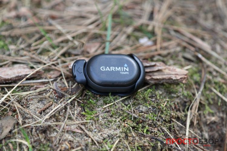 Датчик температуры Garmin Tempe в лесу