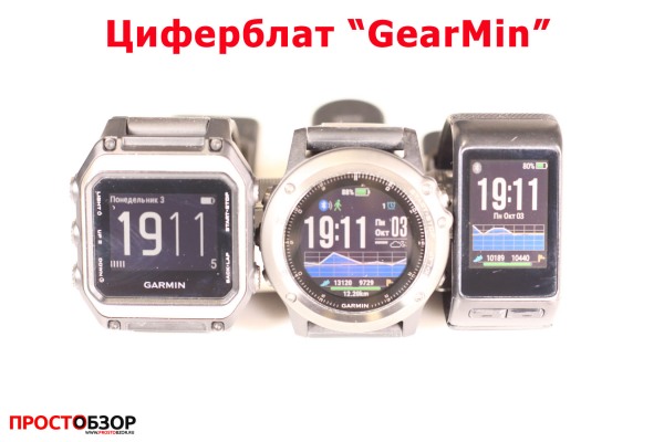 Garmin циферблат для часов Fenix 3 HR, Vivoactive HR, epox - gearmin