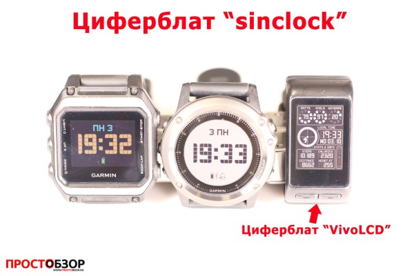 Garmin циферблат для часов Fenix 3 HR, Vivoactive HR, epox - sinclock