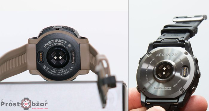 Сравнение оптического датчика пульса HR в часах fenix 7x vs  instinct 2