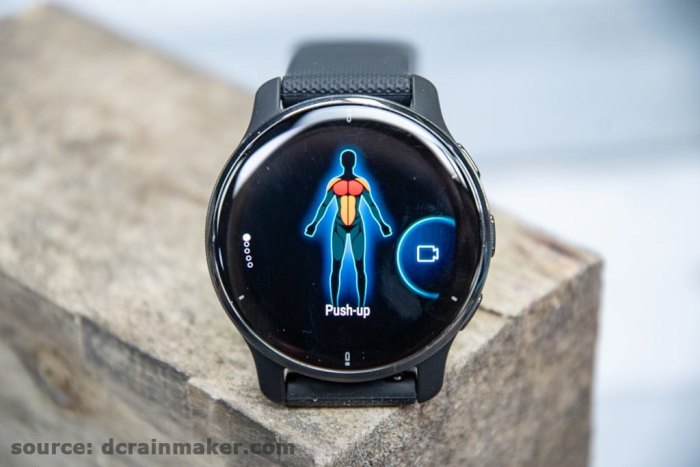 Мышечная карта в модели часов Garmin Venu 2 Plus