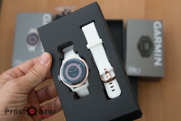 Распаковка часов Garmin Venu 2S