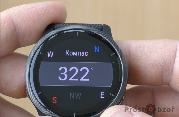 Виджет компаса часов Garmin Venu 2