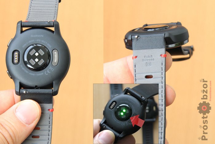 Оптический датчик пульса в Garmin Venu 2