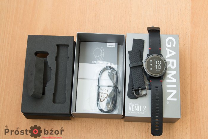 Распаковка часов Garmin Venu 2