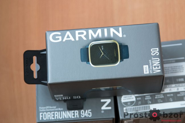 Распаковка часов  Garmin Venu Sq Music Edition