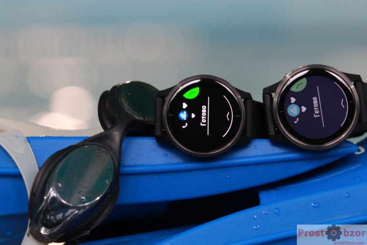 Плавание с часами Garmin Venu, Vivoactive 4
