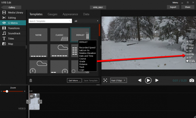 Данные с датчиков - G-Metrix