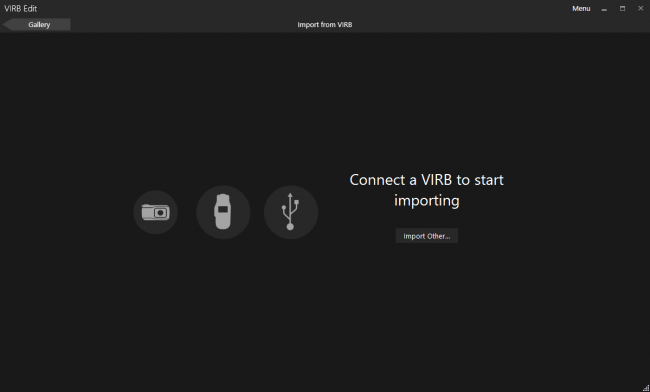 Подключение экшн-камеры Garmin Virb Ultra 30 к ПК