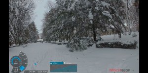 Пример видео после экспорта работы программы Garmin Virb Edit