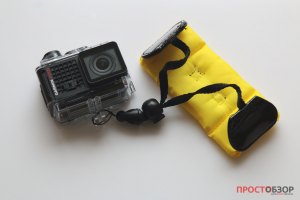 Вид сзади - Поплавок на руку для камеры Garmin Virb Ultra 30