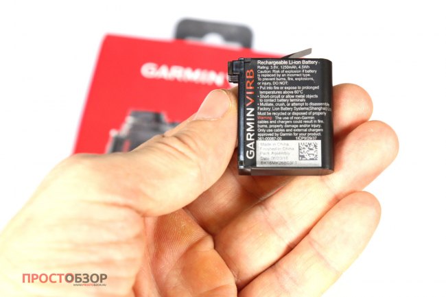 Аккумулятор для камеры Garmin Virb Ultra 30