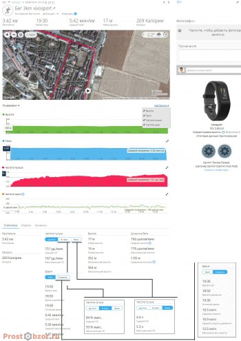 Тест HR-датчика при беге для трекера Garmin Vivosport