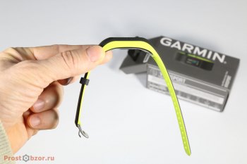 Внешний вид сбоку фитнес-трекера Garmin vivosport