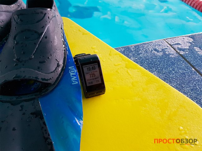 Garmin Vivoactive HR плавание в бассейне