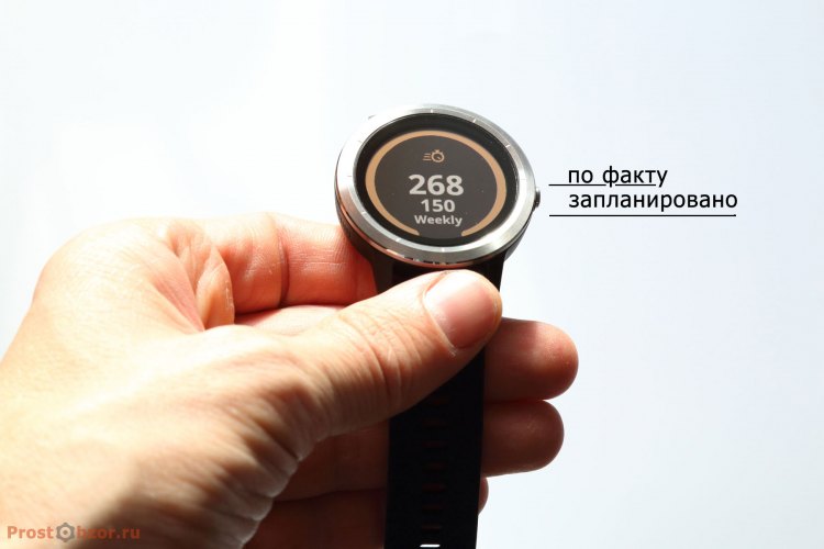 Измерение активности в часах Garmin Vivoactive 3