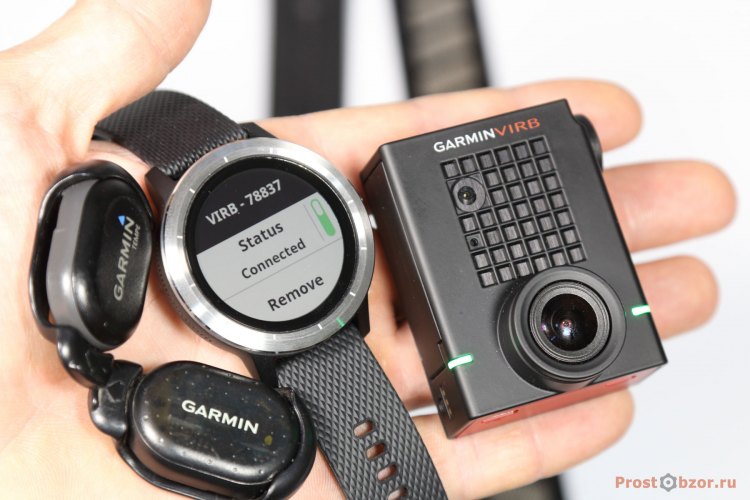 Поддержка внешних датчиков и устройств часами Garmin Vivoactive 3