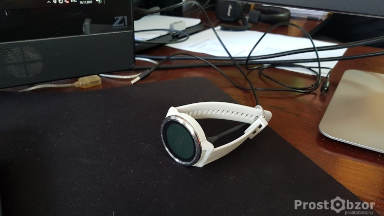 Подключение часов Garmin Vivoactive 3 по USB до ПК