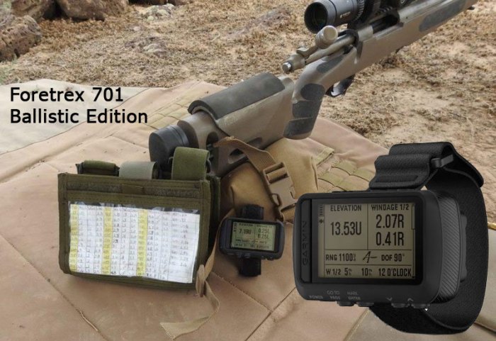 GPS навигатор Garmin Foretrex 701 Ballistic Edition