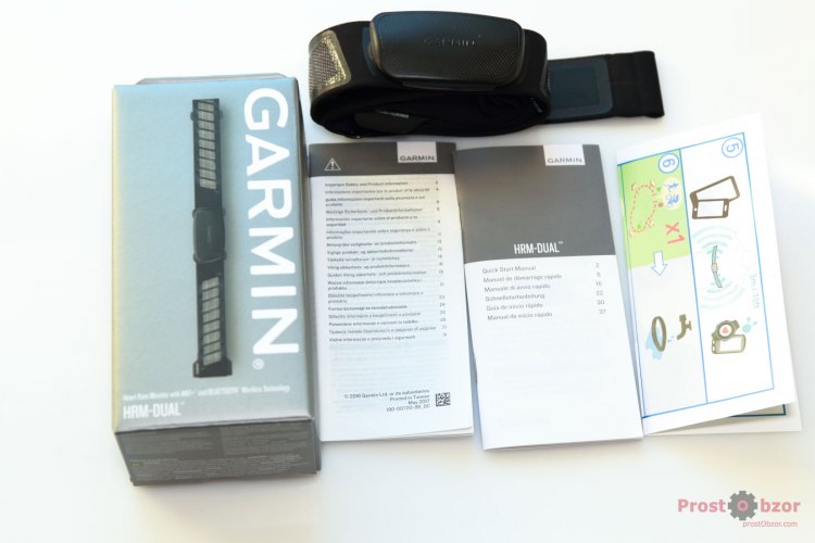 Справочное руководство по работе с Garmin HRM-Dual