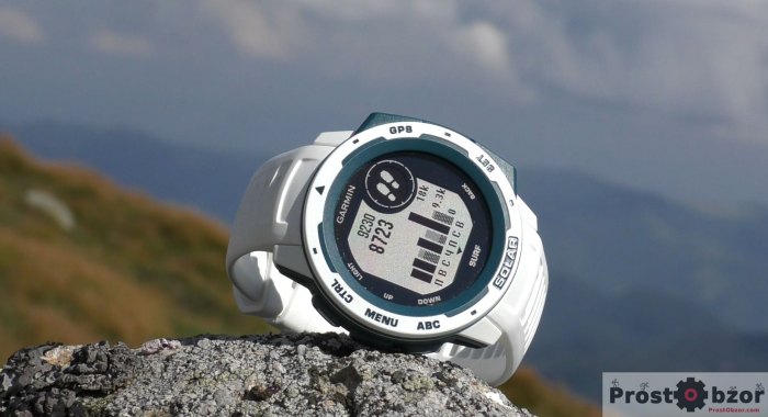 Учет шагов с помощью акселерометра в Instinct Solar