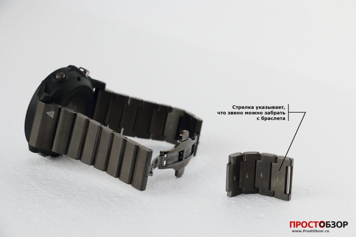 Как снять звено в Fenix 3 Сапфир
