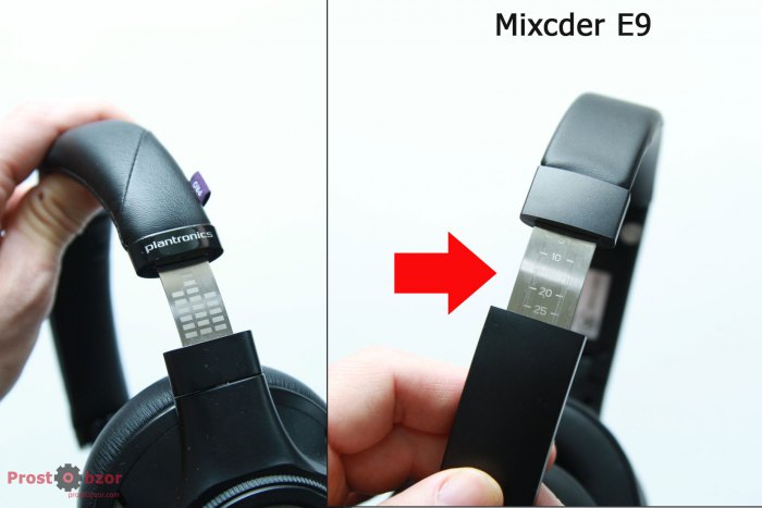 Фиксаторы размеры изголовья Mixcder E9