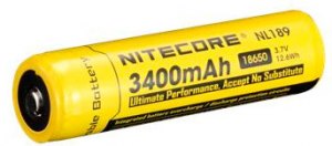 Li-Ion 18650 Nitecore 3.7V (3400mAh)