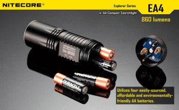 батарейки для фонарика Pioneer EA4W