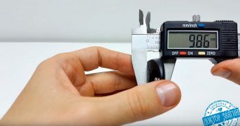 Размеры нагрудного пульсометра Polar H10