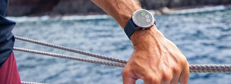 Морская навигация часов Garmin Quatix 6  - приборы