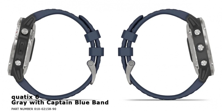 часы Quatix 6 - вид сбоку