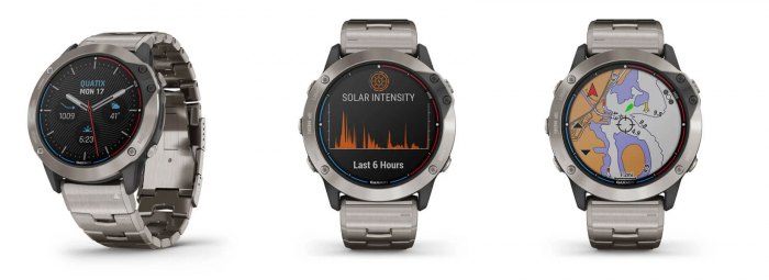 Внешний вид часов Garmin Quatix 6X Solar