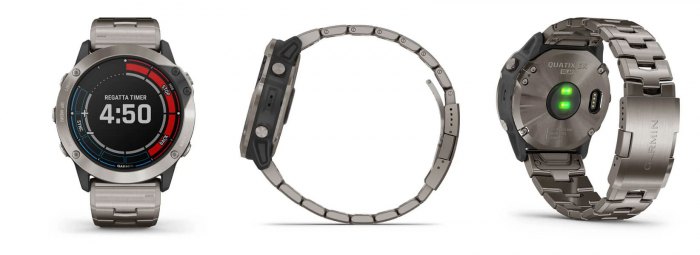 Внешний вид часов Garmin Quatix 6X Solar - вид сбоку