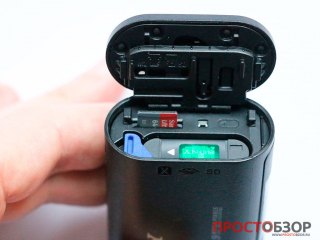 Sony HDR-AS30VR вид со стороны торца