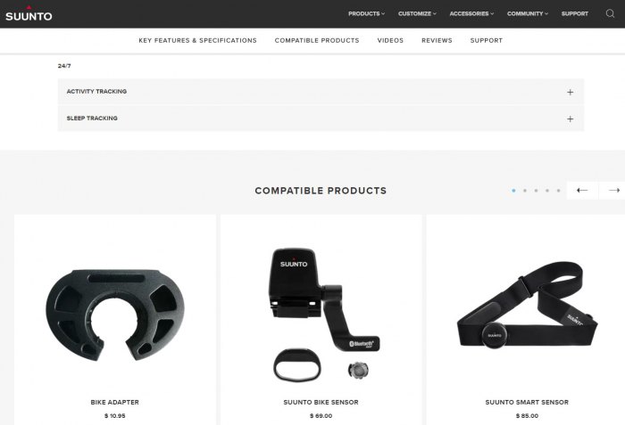 Вело-датчик от Suunto