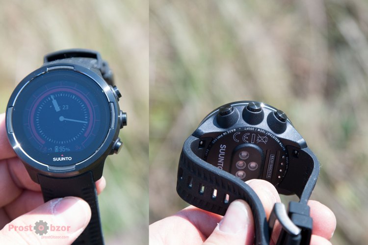 Кнопки часов Suunto 9 Baro -крупный вид
