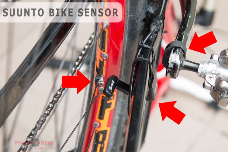 Установка вело-датчика SUUNTO BIKE SENSOR