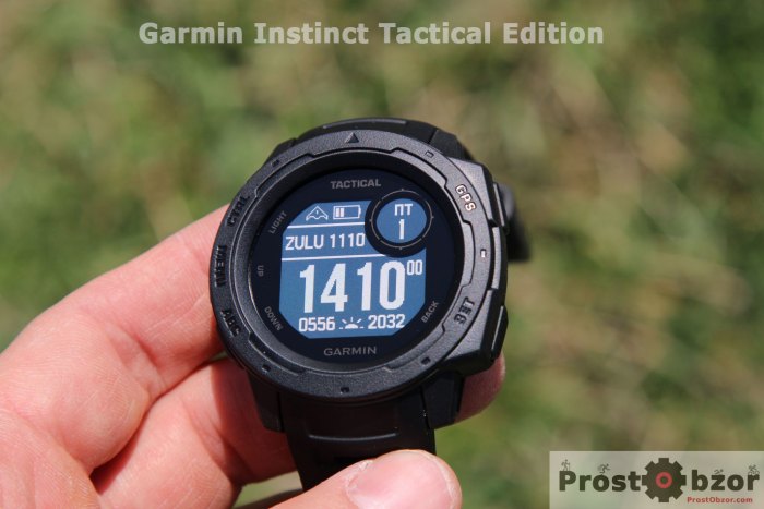 обзор часов Garmin Instinct Tactical Edition