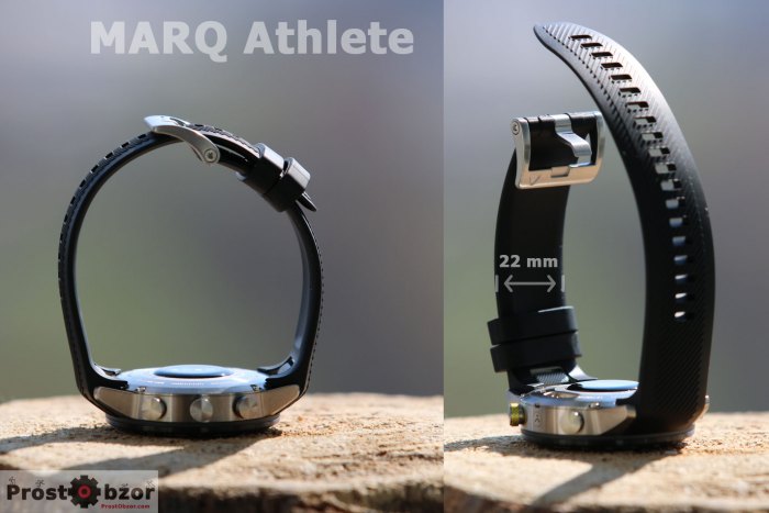 Ширина ремешка Marq Athlete 22 мм