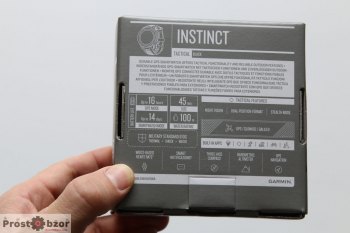 Спецификация часов Garmin Instinct Tactical Edition