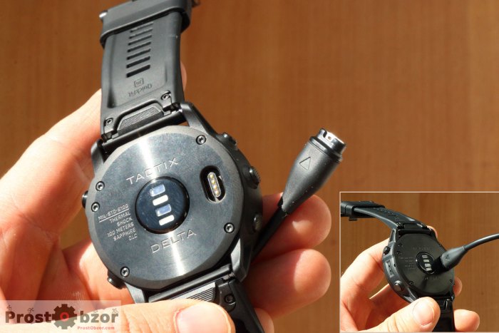 Зарядный USB кабель от часов Garmin Tactix Delta