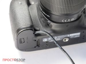 Canon ACK-E6 AC Подключение к фотоаппарату