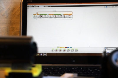 Программный код Lego MindStorm для работы тележки TimeLapse
