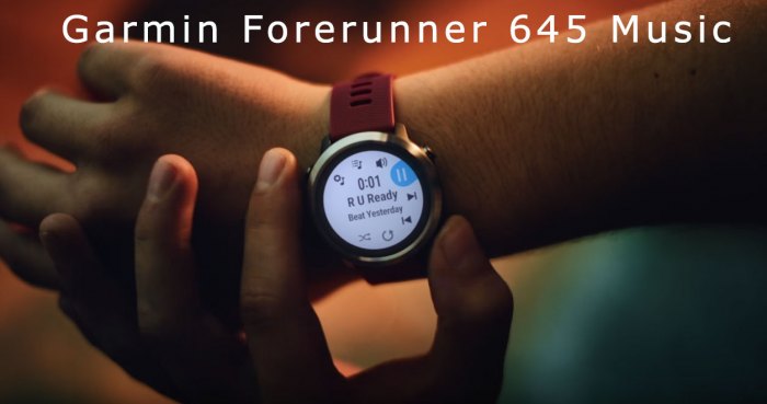 Музыкальные часы Garmin Forerunner 645 Music
